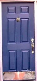 Металлическая дверь из массива сосны-114