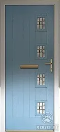 Металлическая дверь из массива сосны-128