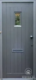 Металлическая дверь из массива сосны-136