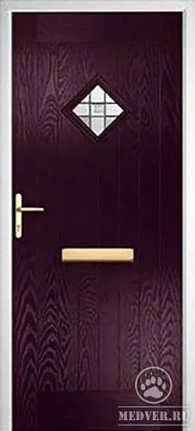Металлическая дверь из массива сосны-127